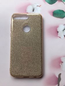 Силіконовий чохол Shine Silicone Case для Huawei Y7 2018 / Y7 prime 2018 Золотий