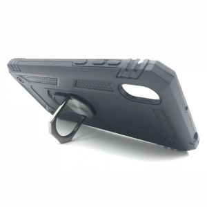 Силіконовий чохол Hard Defence Series з кільцем-підставкою для Huawei Y5 2019 / honor 8s Чорний