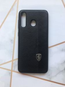 Силіконовий чохол з емблемою авто для Samsung Galaxy А30 (2019) А305 / A20 Чорний