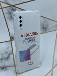 Ультратонкий прозорий силіконовий чохол з потовщеними кутами для Samsung Galaxy А20ѕ