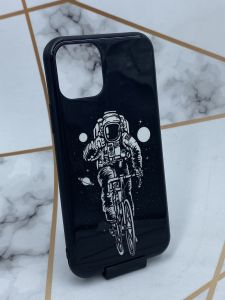 Силіконовий чохол із пластиковою задньою панеллю "космонавт" для Apple iPhone 11 Pro (5,8) Космос