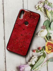 Силіконовий чохол з блискітками для Xiaomi Redmi Play Червоний