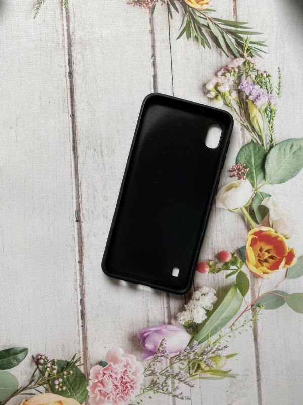 Силіконовий чохол з блискітками для Samsung Galaxy А10 (2019) А105 Червоний