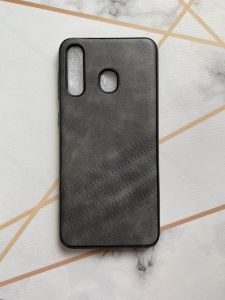 Силіконовий чохол з тисненням для Samsung Galaxy А30 (2019) / А20 (2019) A205 Сірий
