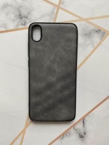 Силіконовий чохол з тиснениемдля Xiaomi Redmi 7A Сірий