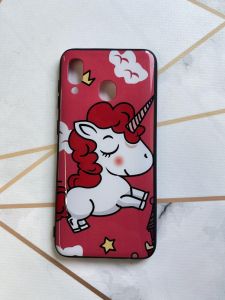 Захисний глянцевий чохол з малюнком для Samsung Galaxy А30 (2019) / A305 / А20 (2019) / A205 Єдиноріг