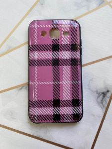 Захисний глянцевий чохол з малюнком для Samsung Galaxy J5 Клітка