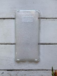 Ультратонкий прозорий силіконовий чохол з потовщеними кутами для Samsung Galaxy S10