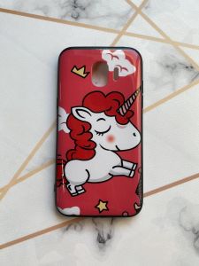 Захисний глянцевий чохол з малюнком для Samsung Galaxy J2 Pro 2018 / J250 Єдиноріг