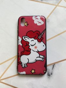 Захисний глянцевий чохол з малюнком для Huawei Y5 2019 / Honor 8S Єдиноріг