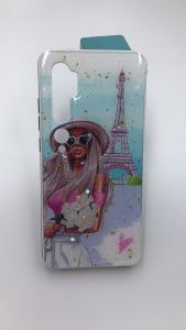 Силіконовий чохол з принтом для Xiaomi Mi Note 10 / Note 10 Pro Дівчина