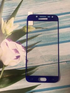 Захисне скло 5D для Samsung Galaxy J530 Фіолетове