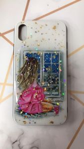 Силіконовий чохол з принтом для iPhone XR Дівчина у вікні