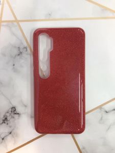 Силіконовий блискучий чохол для Xiaomi Mi Note 10 / Note 10 Pro Червоний