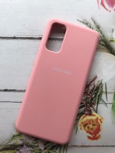 Силіконовий чохол Silicone Case для Samsung Galaxy S20 Рожевий