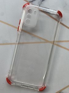 Силіконовий чохол з потовщеними кутами червоного кольору для Xiaomi Poco M3