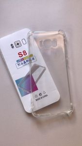 Прозорий силіконовий чохол з потовщеними кутами для Samsung Galaxy S8