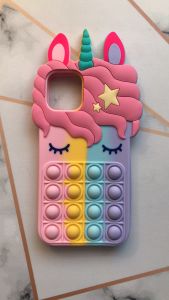 Чохол Одноріг Поп іт Антистрес Поп-Іт Pop It для iPhone 11 Pro (5,8) Попіт Єдиноріг