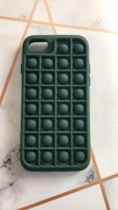 Силіконовий чохол Поп іт Антистрес Поп-Іт Pop It для iPhone 7 / 8 Попит Зелений