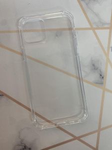 Прозорий силіконовий чохол з потовщеними кутами для iPhone 12 / 12 Pro