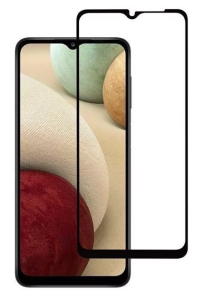 Захисне скло 3D для Samsung Galaxy А12 Чорне