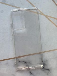 Ультратонкий прозорий силіконовий для Samsung Galaxy S21 Ultra