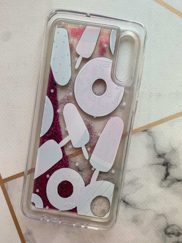 Силіконовий чохол з блискітками, що переливаються, для Samsung Galaxy А50 А505 A30s Солодощі