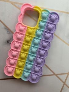 Силіконовий чохол Поп іт Антистрес Поп-Іт Pop It для iPhone 12 Pro Max Попит Міккі