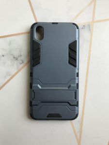 Силіконовий чохол-трансформер з підставкою для Xiaomi Redmi 7A сірий