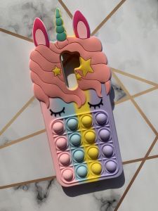 Чохол Попит Антистрес Поп-Іт Pop It на Xiaomi Redmi 9 Поп іт Одноріг