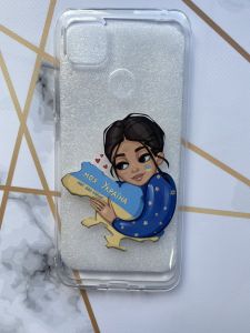 Чохол для Xiaomi Redmi 9C з об'ємним друком "Моя Україна" принт 2
