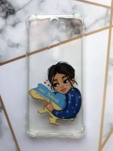 Чохол з потовщеними кутами для Xiaomi Redmi Note 8 Pro з об'ємним друком "Моя Україна" принт 2