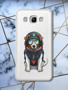 Прозорий чохол для Samsung Galaxy J5(2016) J510 з об'ємним друком "Патрон" принт 4