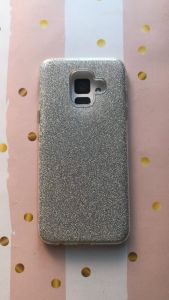 Силіконовий чохол Shine Silicone Case для Samsung Galaxy А6 (2018) Срібний