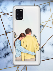 Чохол для Samsung A31 з патріотичним дизайном "Українська пара" принт 14