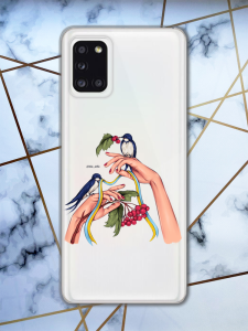 Чохол для Samsung A31 з патріотичним дизайном "Ластівки" принт 15