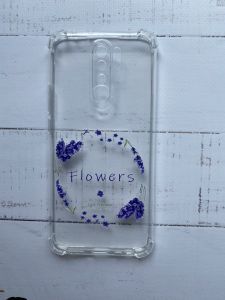 Чохол з потовщеними кутами для Xiaomi Redmi 9 з дизайном "Лавандовий віночок" принт 19