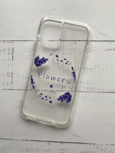 Прозорий чохол на Apple iPhone 11 Pro (5,8) з дизайном "Лавандовий віночок" (принт 19)