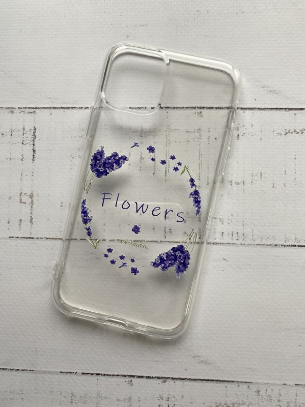Прозорий чохол на Apple iPhone 11 Pro (5,8) з дизайном "Лавандовий віночок" (принт 19)