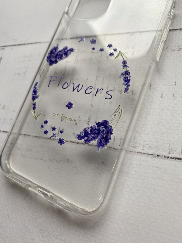 Прозорий чохол на Apple iPhone 11 Pro (5,8) з дизайном "Лавандовий віночок" (принт 19)