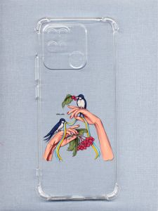 Чехол з утовщеними кутами на Xiaomi Redmi 10C патріотичний дизайн Ласточки принт 15