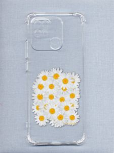 Чохол із потовщеними кутами на Xiaomi Redmi 10C :: Букет ромашок (принт 40)