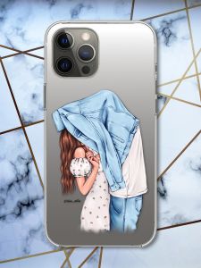 Чохол романтичний на iPhone 12 Pro Max дизайн Поцілунок принт 33