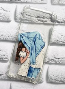 Чохол з потовщеними кутами на Samsung Galaxy А50 (2019) А505 рельєфний дизайн Поцілунок принт 33