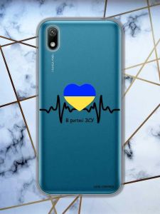 Прозорий чохол для Huawei Y5 2019 / Honor 8S патріотичний дизайн В ритмі ЗСУ принт 70
