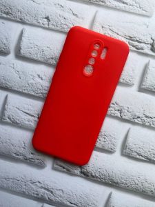 Силіконовий матовий чохол для Xiaomi Redmi 9 Червоний