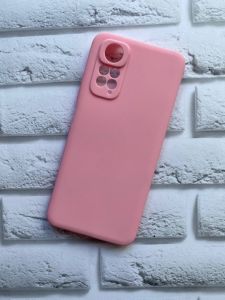 Силіконовий матовий чохол для Xiaomi Redmi Note 11 4G Рожевий