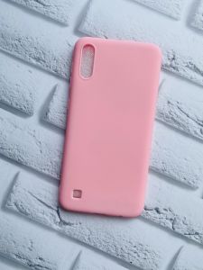Силіконовий матовий чохол для Samsung Galaxy А10 (2019) А105 Рожевий