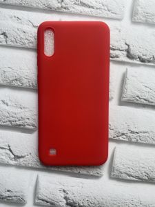 Силіконовий матовий чохол для Samsung Galaxy А10 (2019) А105 Червоний