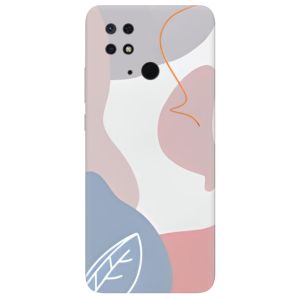 Чохол на Xiaomi Redmi 10C рельефный дизайн Кольоровий фон принт 61